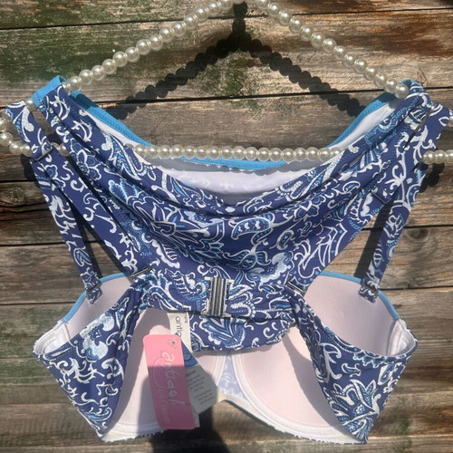 Lise Charmel swimsuit new, sizes 75F/40 and 75E/42, blue