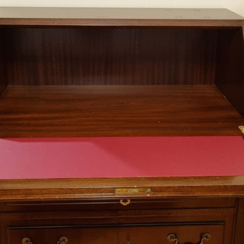 Secretary desk used walnut with drawers