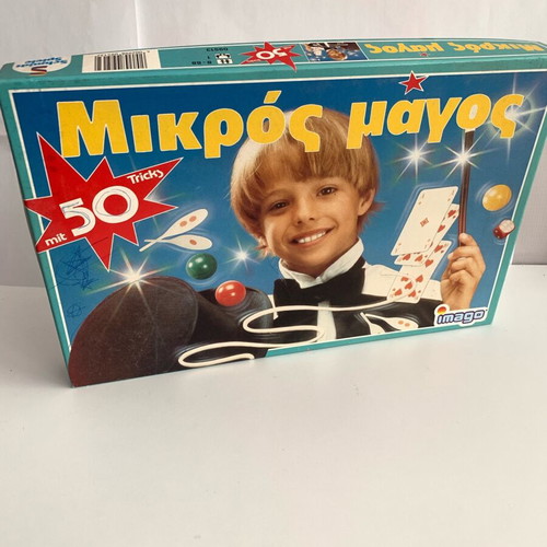 Mikros Magos board game used, historic, complete box