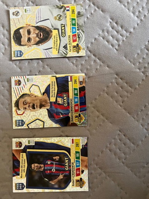 Giant Panini stickers new with Lewandowski and Benzema