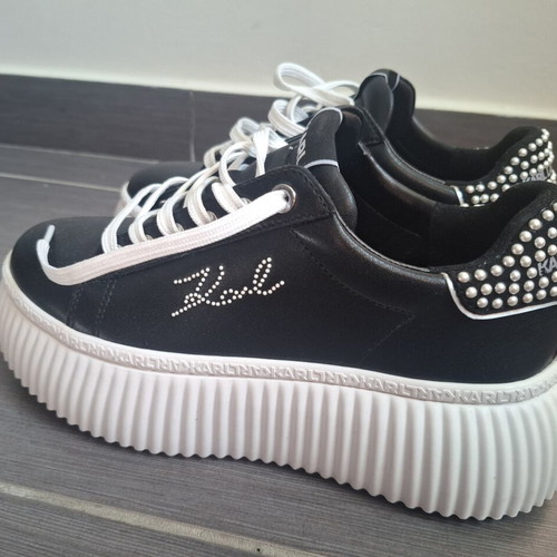 Karl Lagerfeld Paris women sneakers size 37 like new, black