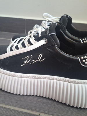 Γυναικεία sneakers Karl Lagerfeld Paris μέγεθος 37 σαν καινούργια, μαύρα