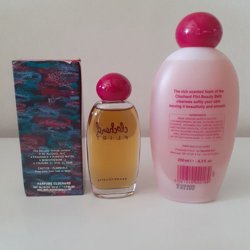 Clochard Flirt women's perfume and beauty bath set