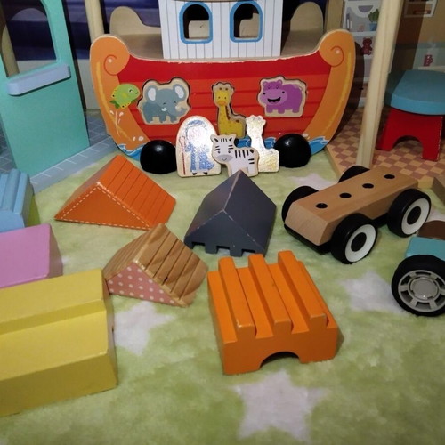 Wooden toys set ELC and others used, good condition
