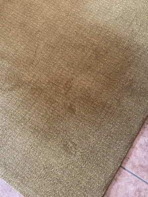 IKEA yellow medium rug