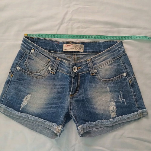 Verdi denim shorts low-rise XS like new, blue