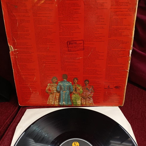 The Beatles Sgt. Pepper's Lonely Hearts Club Band rare first Greek edition vinyl used