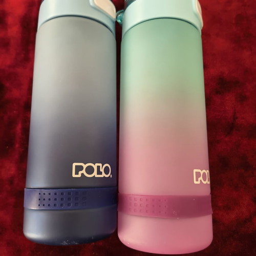 Polo water bottles set 2 x 500ml ombre effect, like new