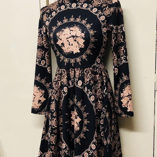 La Divina dress new, brown, size S/M