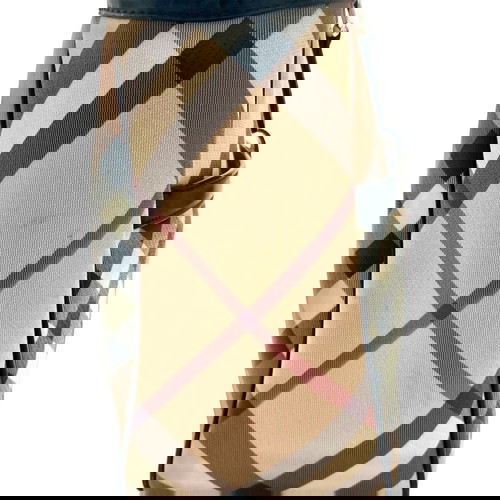 Burberry Nova Check чанта за рамо употребявана, черна и бежова