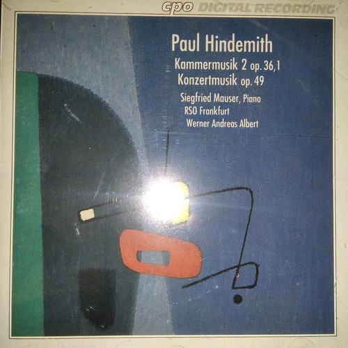 Paul Hindemith Kammermusic n.2 / Konzertmusic Op.49 CD used, classical