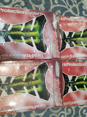 Monster motorcycle tank stickers new, set of 4