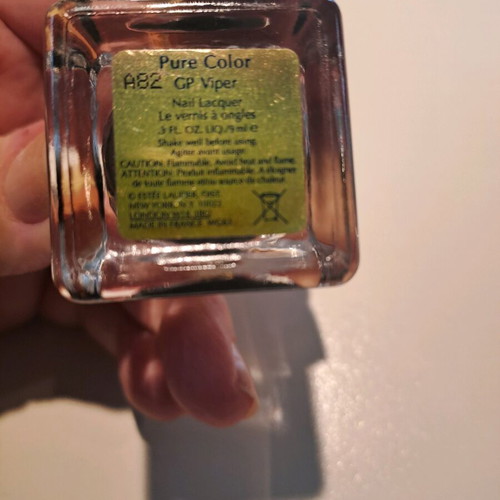 Estee Lauder nail polish like new, dark green A82 GP Viper