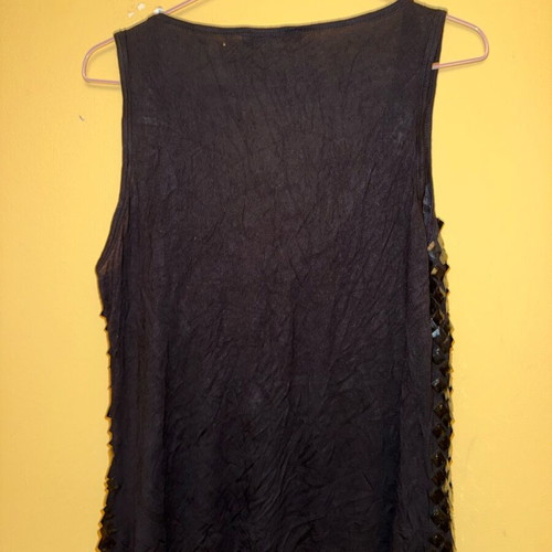 Black Sequin Top Prison XL new