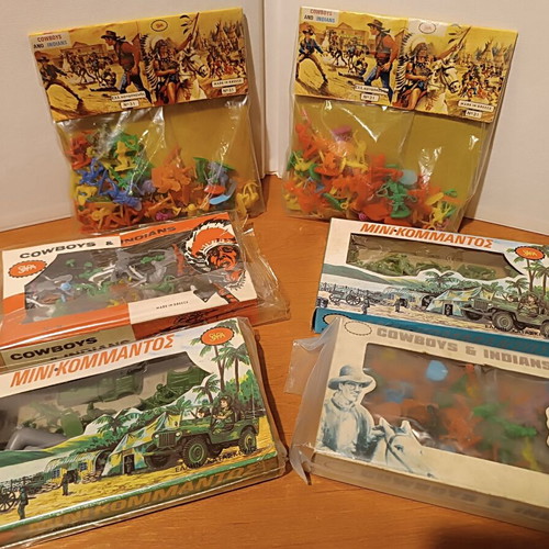 Solpa small scale toy soldiers, set of 6 boxes