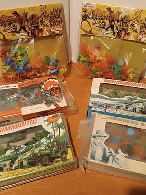 Solpa small scale toy soldiers, set of 6 boxes