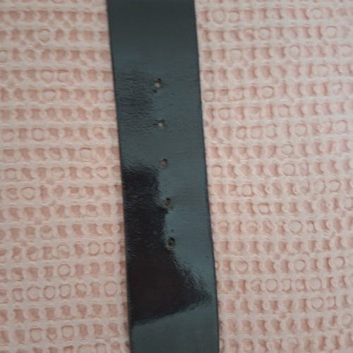 BSB women's leather belt used, black, 106 cm