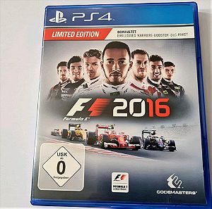 F1 2016 PS4 game
