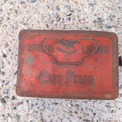 Union Leader Cut Plug metal tobacco tin… - € 28,00