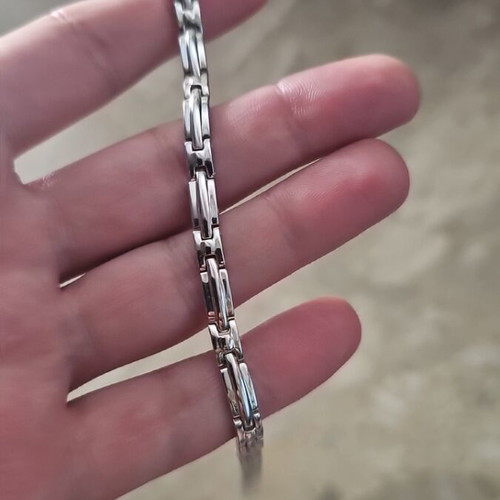 Sector bracelet stainless steel silver
