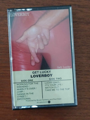Loverboy Get Lucky cassette used, rock