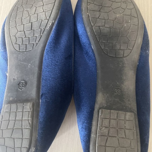 Ballerinas used, size 38, blue