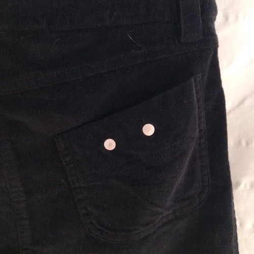 Black velvet pencil skirt like new, size M/L