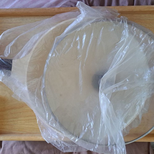 Neoflam Wok Pan New 4.6 Liters 30 cm with Glass Lid