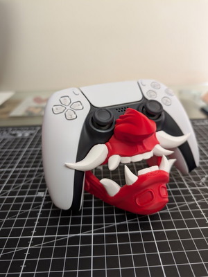 Oni Mask PS5 Controller Holder custom 3D printed