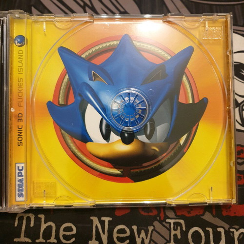 Sonic 3D: Flickies' Island PC CD-ROM used with manual