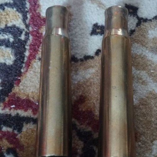 Brass casings used, pack of 2, 0.50 1944 SL4 for 50 caliber