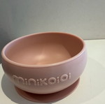 Minikoioi feeding set like new with bowl, spoon and LOVI bib
