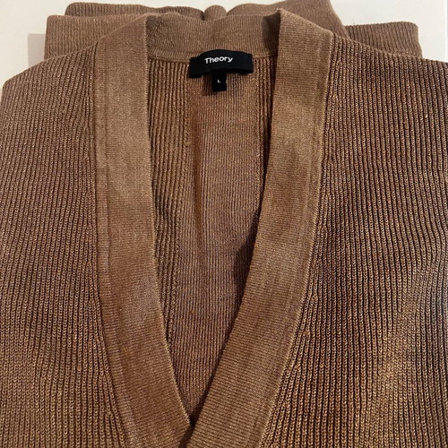 Theory cardigan new, brown, size L