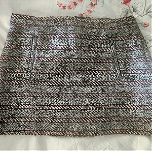 Μίνι φούστα tweed ζεστη σε άλφα γραμμή νούμερο medium