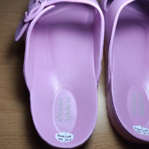 Ocean Addicts women's slippers, pink