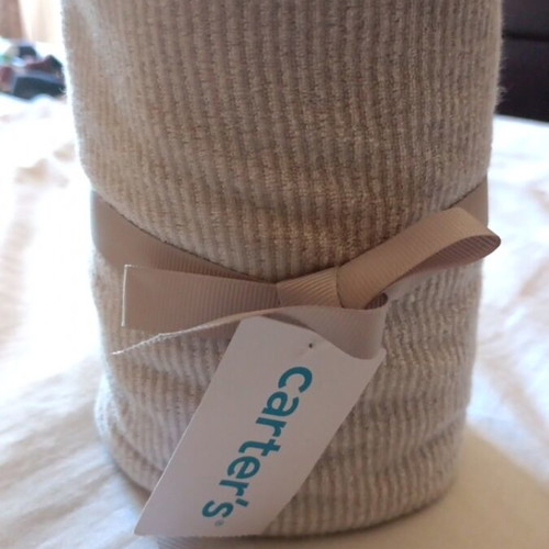 Carter's Ribbed Knit Baby Blanket new with tags