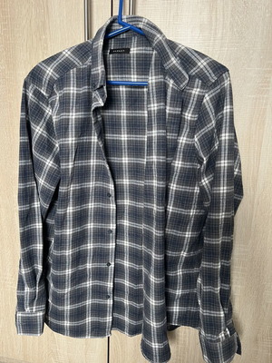 Flannel shirt used, multicolor, size M, autumn winter