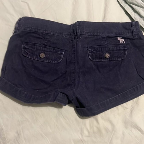 Abercrombie & Fitch short shorts, dark blue, XS