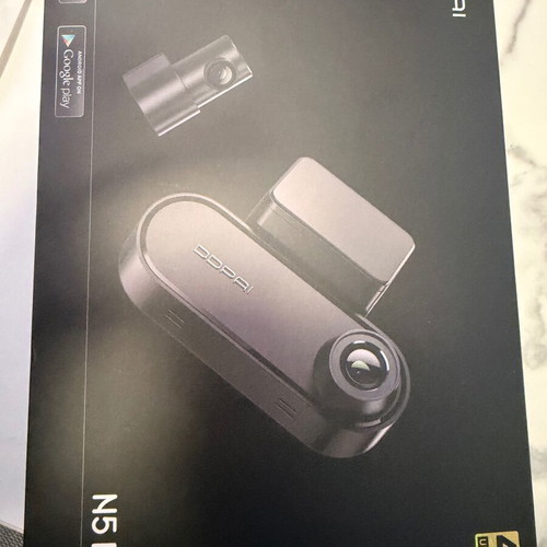 DDPAI N5 Dual 4K Dashcam like new with OBD cable
