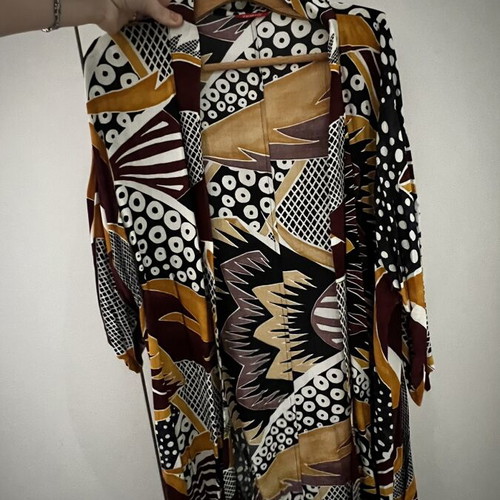 Kimono pareo black used, one size