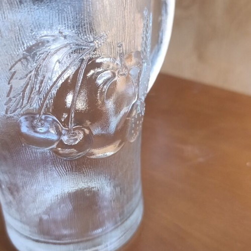 Vintage crystal pitcher like new, 21 cm height