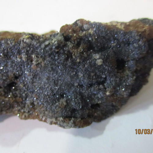 Chalcophanite mineral new Greek size 7 cm, weight 44+ g