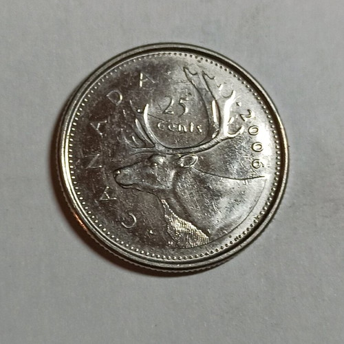 Canada 25 cents 2006 like new