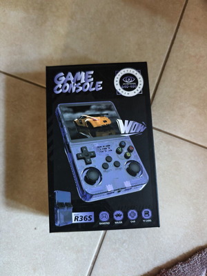 R36S retro game console blue, 64GB