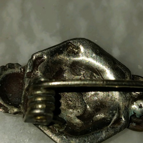 Vintage silver 925 pin used, 5x1.7 cm, 10 g