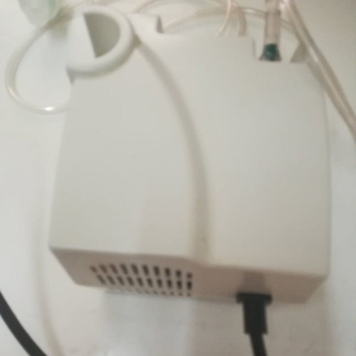 Nebulizer used with tubes and masks for medication