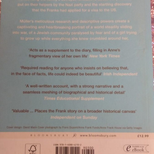 Anne Frank The Biography book like new, English