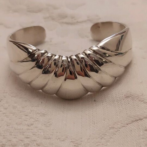 Solid handmade 925 silver bracelet