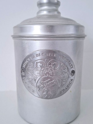 Μεταλλικό δοχείο Caffè Vergnano vintage σαν καινούργιο