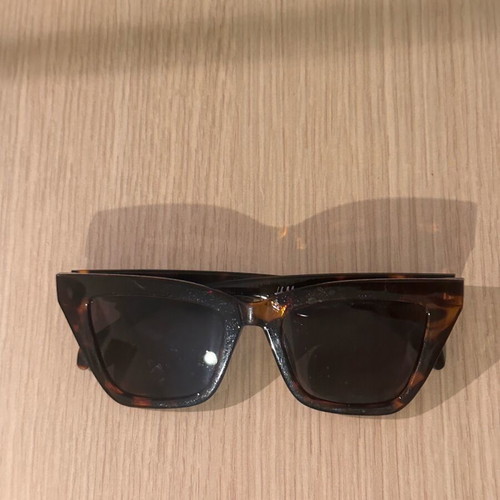 Tortoise sunglasses H&M used, black and brown